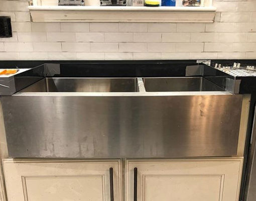 Food Grade Stainless Single Bowl Undermount Sink For Farmhouse