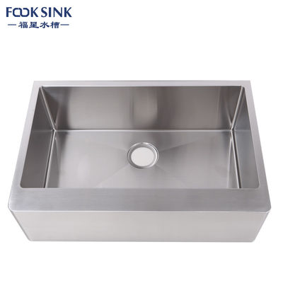 Modern Design Silver Apron Stainless Steel Kitchen Sink CUPC Certificate