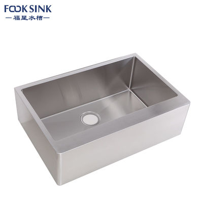 Modern Design Silver Apron Stainless Steel Kitchen Sink CUPC Certificate