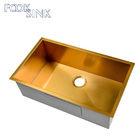 CUPC Gold PVD Nano 1 Bowl Stainless Steel Kitchen Sink