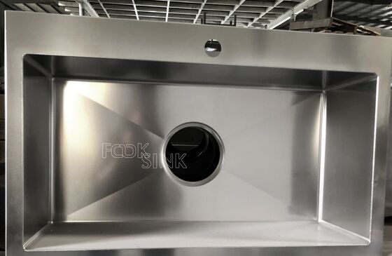 Популярный корейский стиль верхний монтаж раковины 860x520 мм рельефные кухонные раковины с 185 мм дренажным отверстием Honeycomb Nano раковина устойчивая к царапинам Ss304 нержавеющая сталь раковина для квартиры