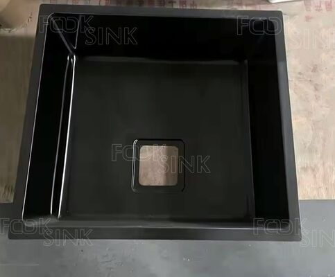 Многофункциональная черная кухонная мойка из нержавеющей стали 304, 54x44 см, PVD, нестандартный размер, раковина ручной работы, кухонная раковина, звукоизоляционная раковина